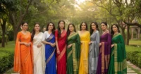 Navratri Colours Saree Guide: 9 Days, 9 Colours & What to Wear