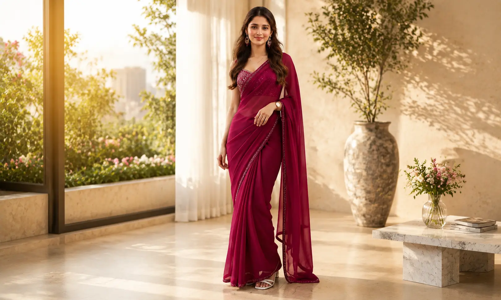 The Complete Guide to Plain Chiffon Saree: Everything You Need to Know