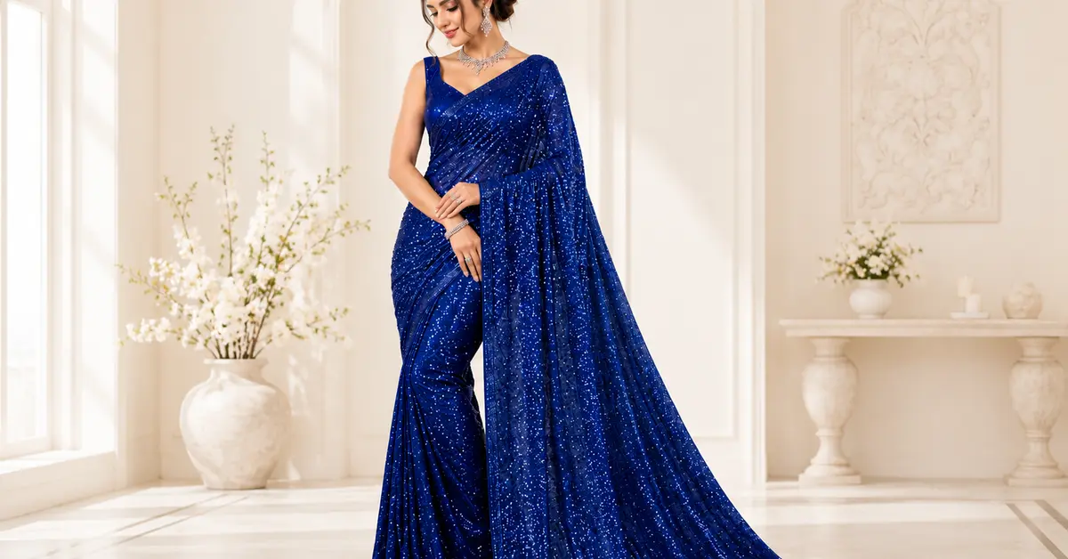 Blue Color Sarees