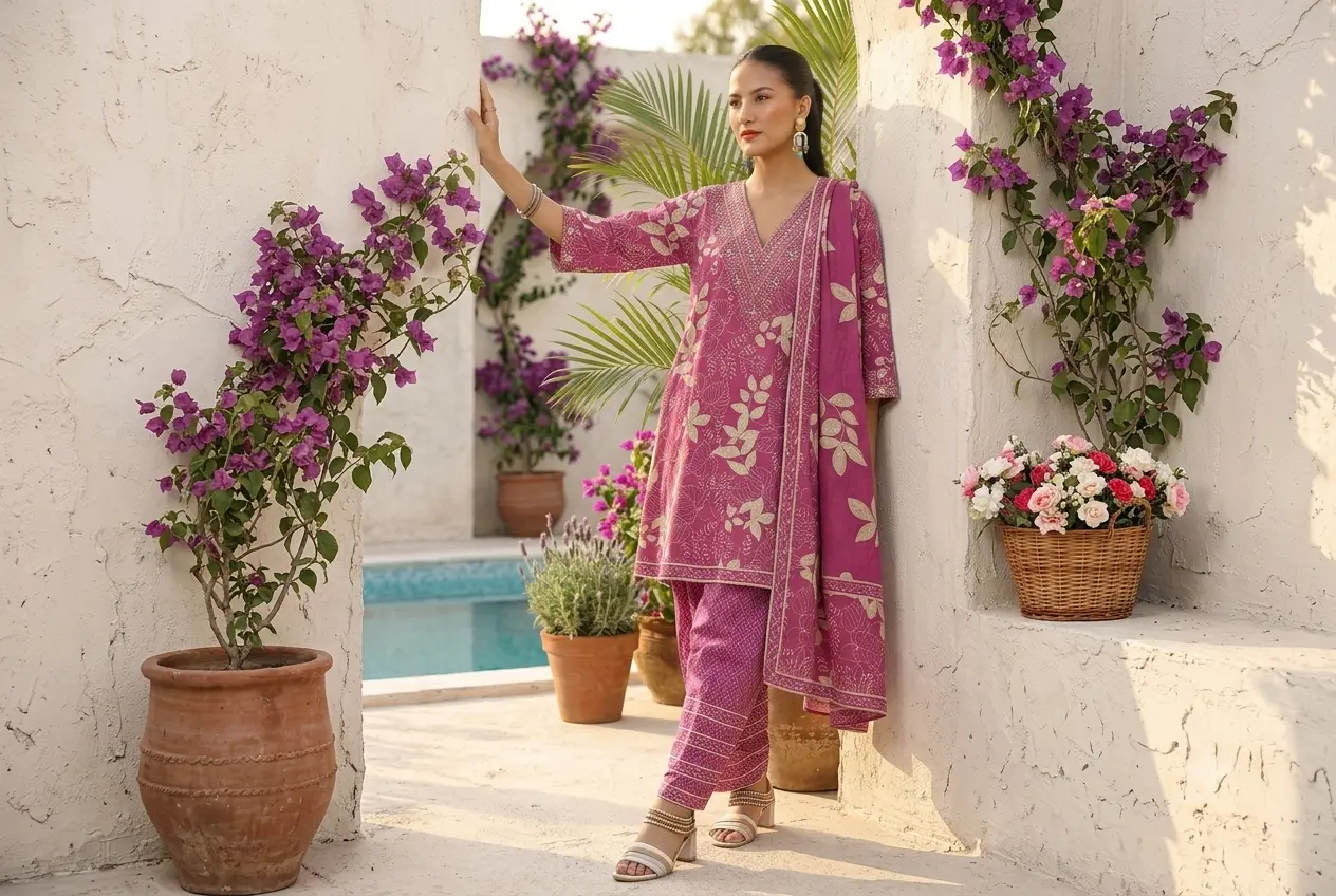 Straight Salwar Suits Across Seasons