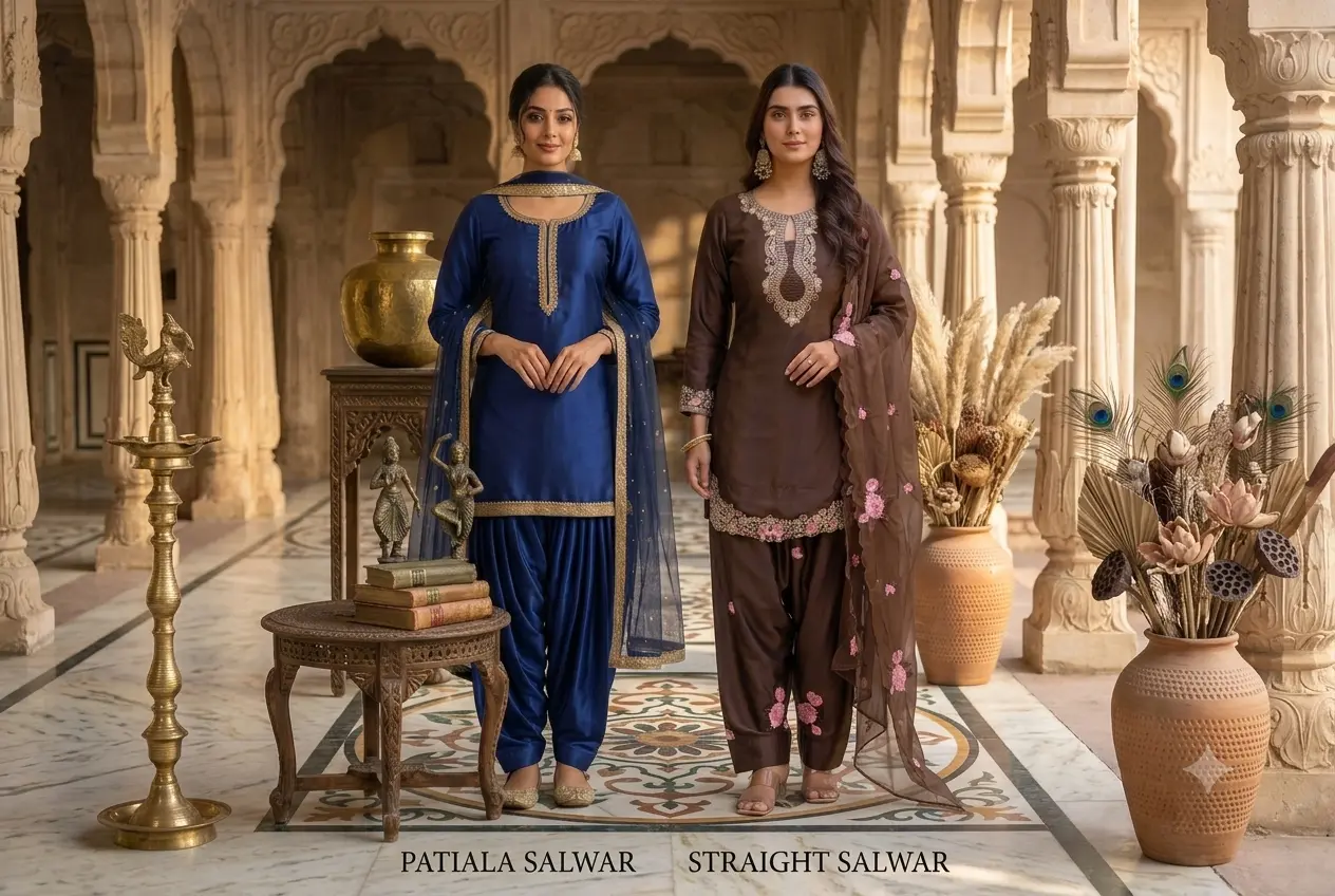 Straight Salwar vs Other Salwar Styles